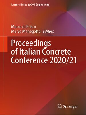 cover image of Proceedings of Italian Concrete Conference 2020/21